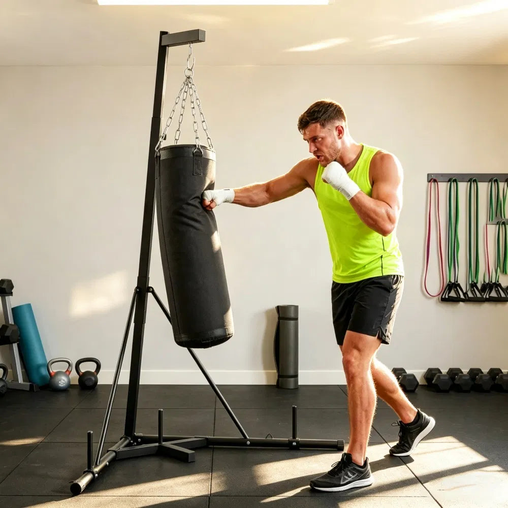 Punching Bag Stand with Sandbag for Ultimate Fitness