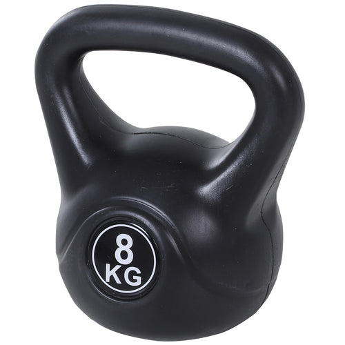 Kettlebell 8 Kg - Sandgefüllte Gewicht-Hantel für Anfänger