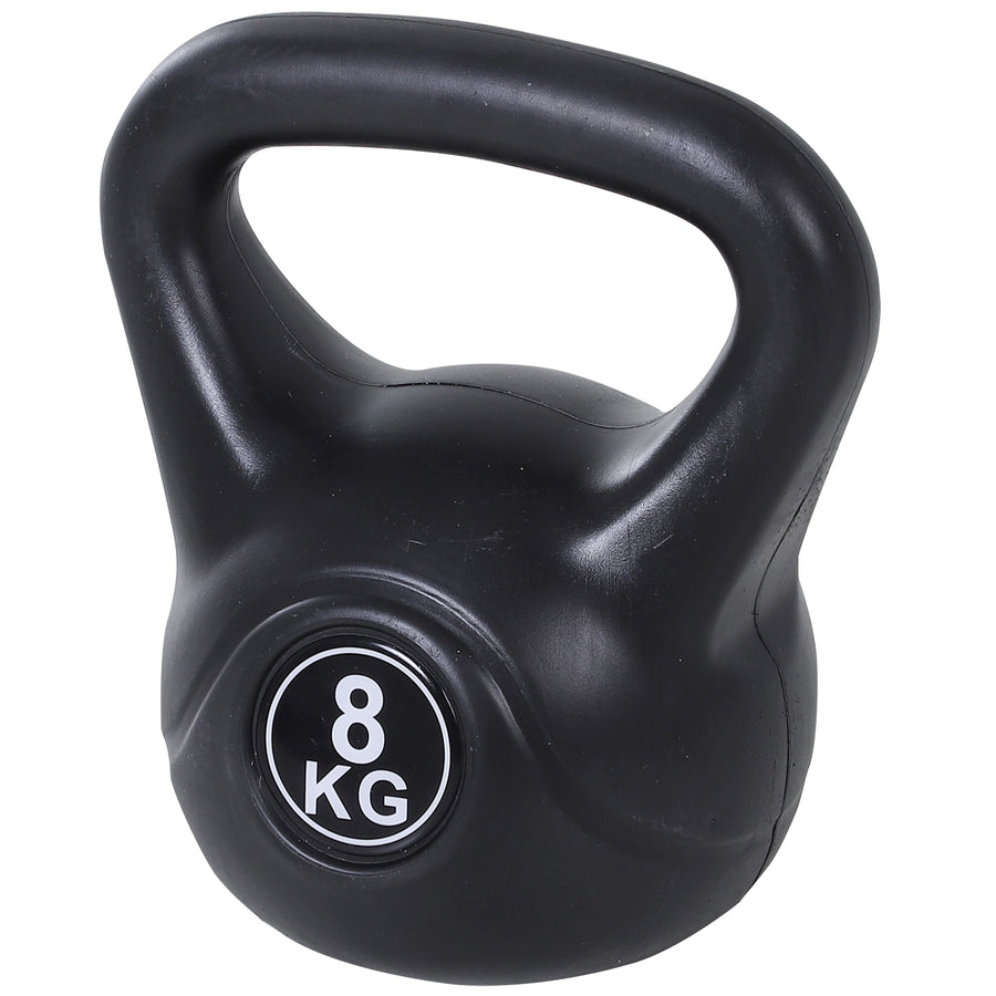 Kettlebell 8 Kg - Sandgefüllte Gewicht-Hantel für Anfänger