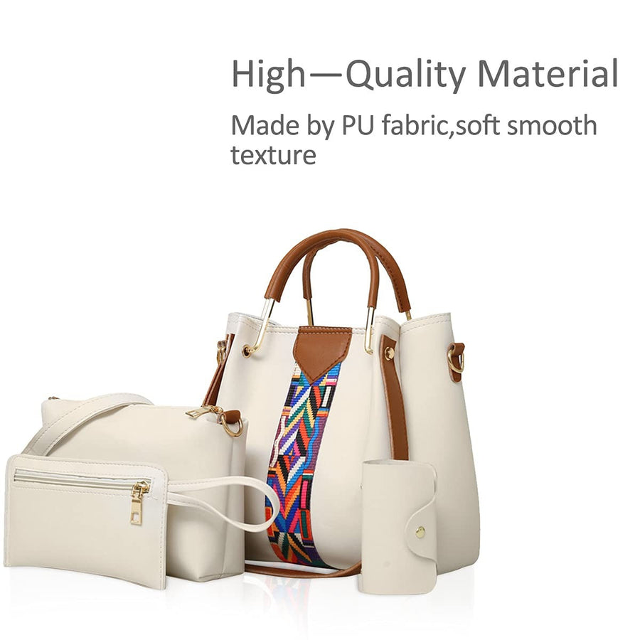Stylish 4 Pcs Women Handbags & Wallets for Every Occasion