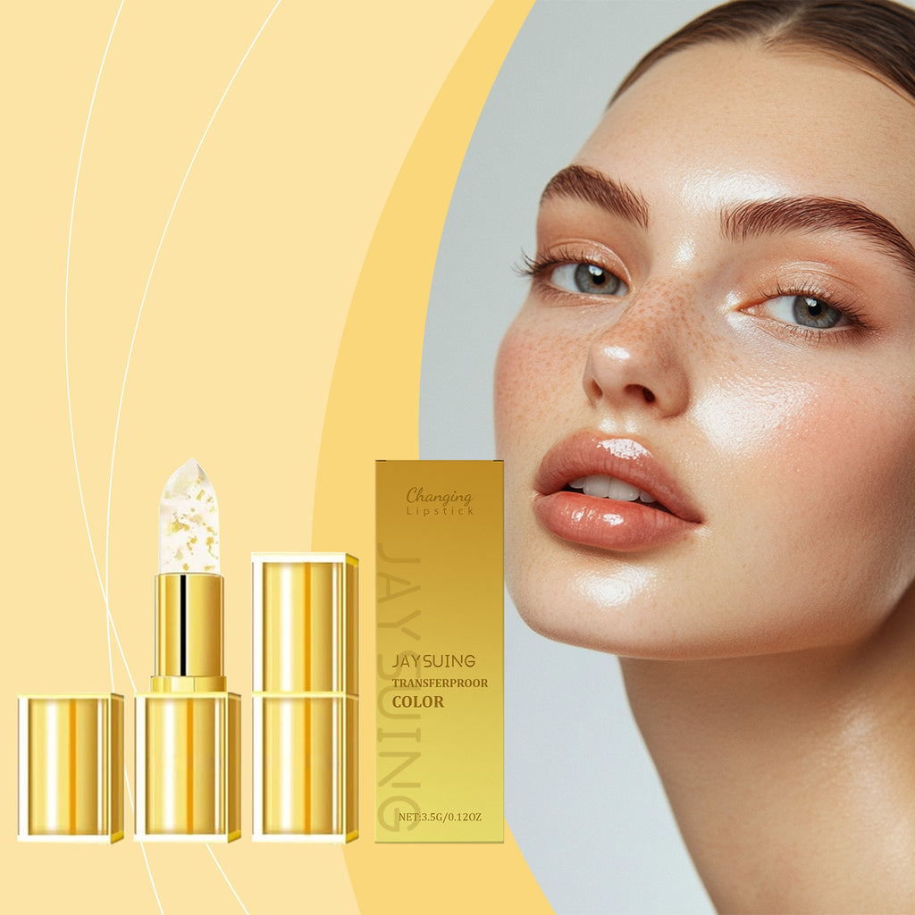 Gold Leaf Color-Changing Lip Balm for Moisturized Lips