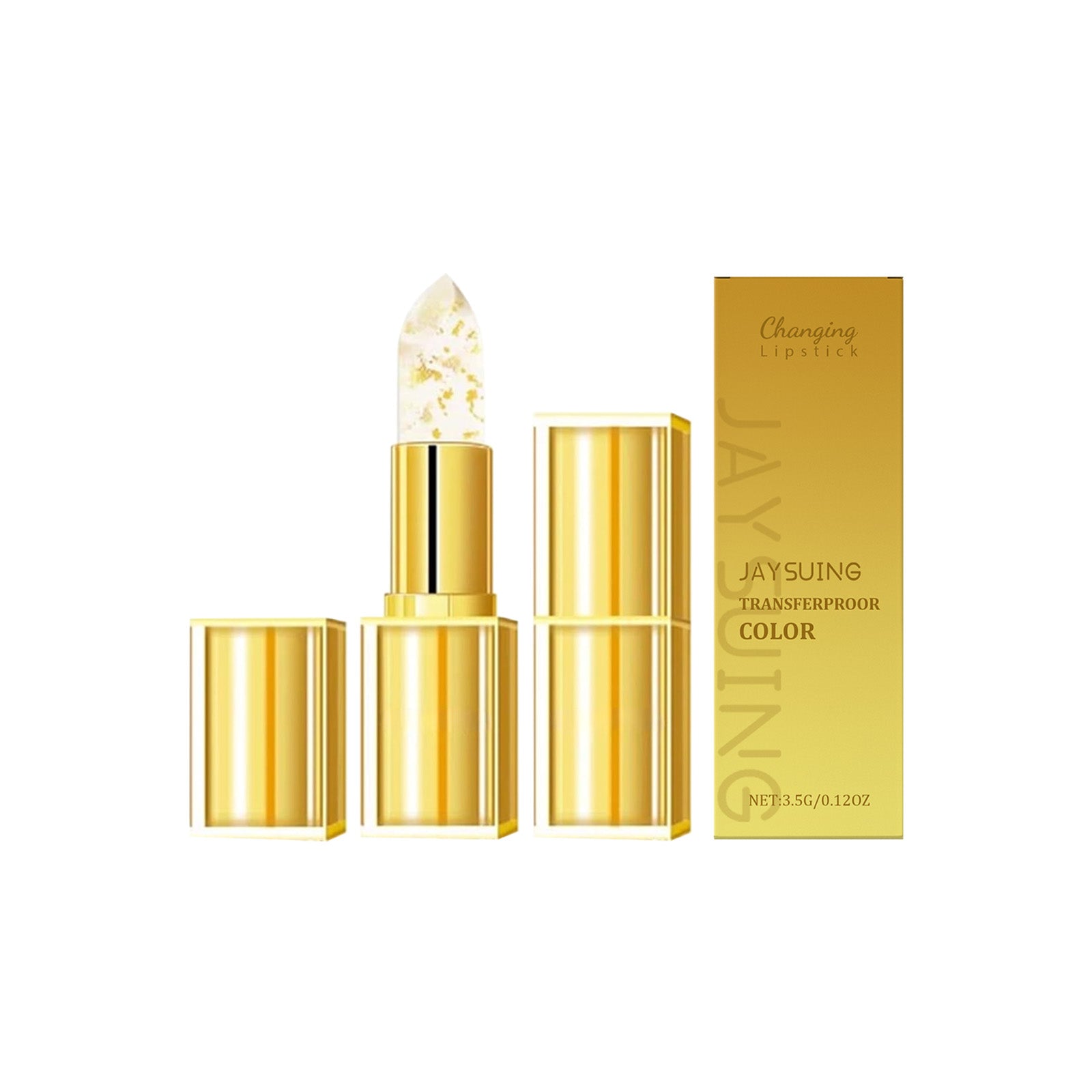 Gold Leaf Color-Changing Lip Balm for Moisturized Lips
