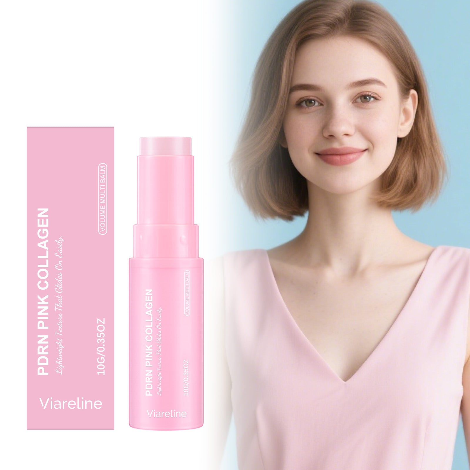 PinkPlumping Multi-Use Balm Stick - Nourishing Cleansing Balm