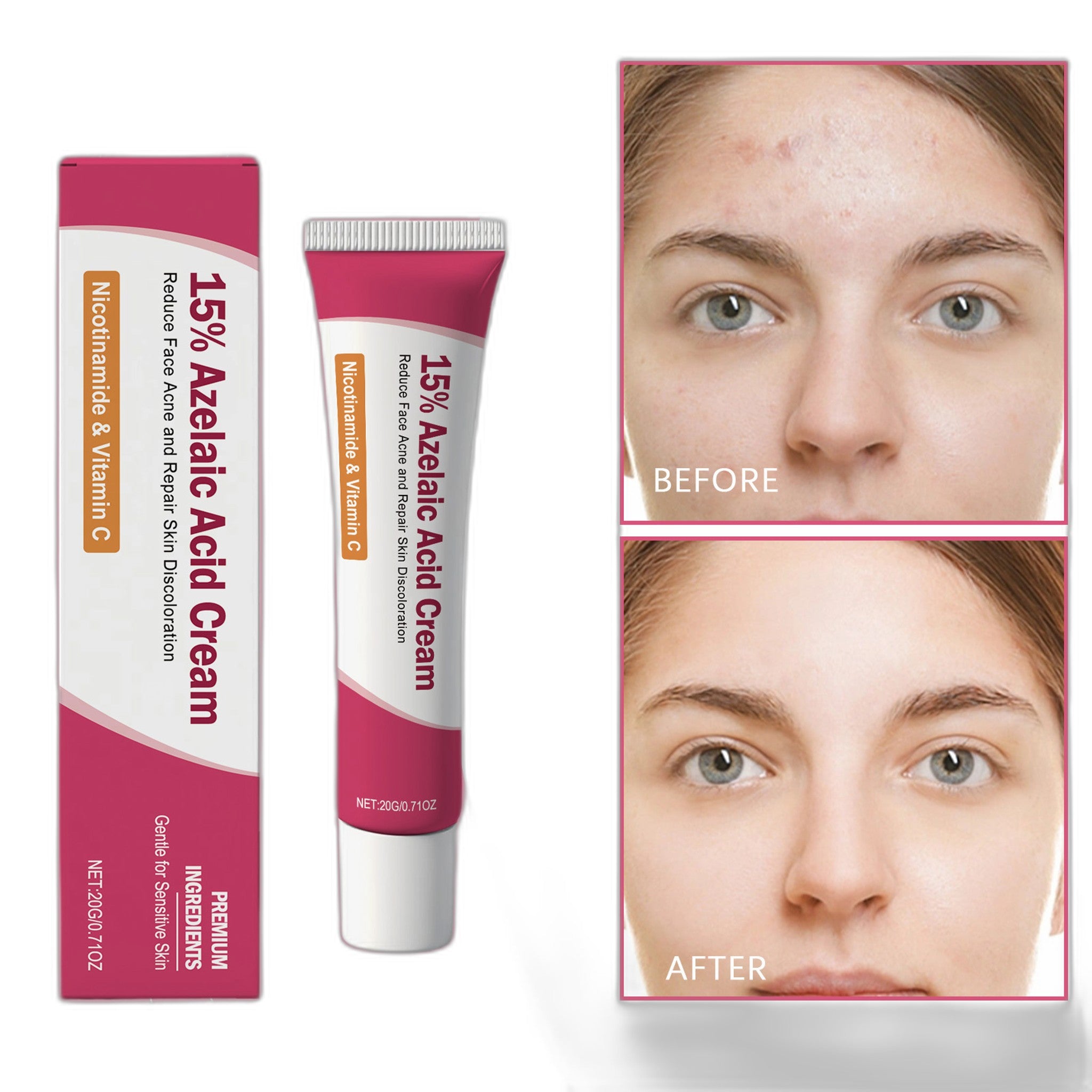 Moisturizing Facial Care Cream 20g for Radiant Skin