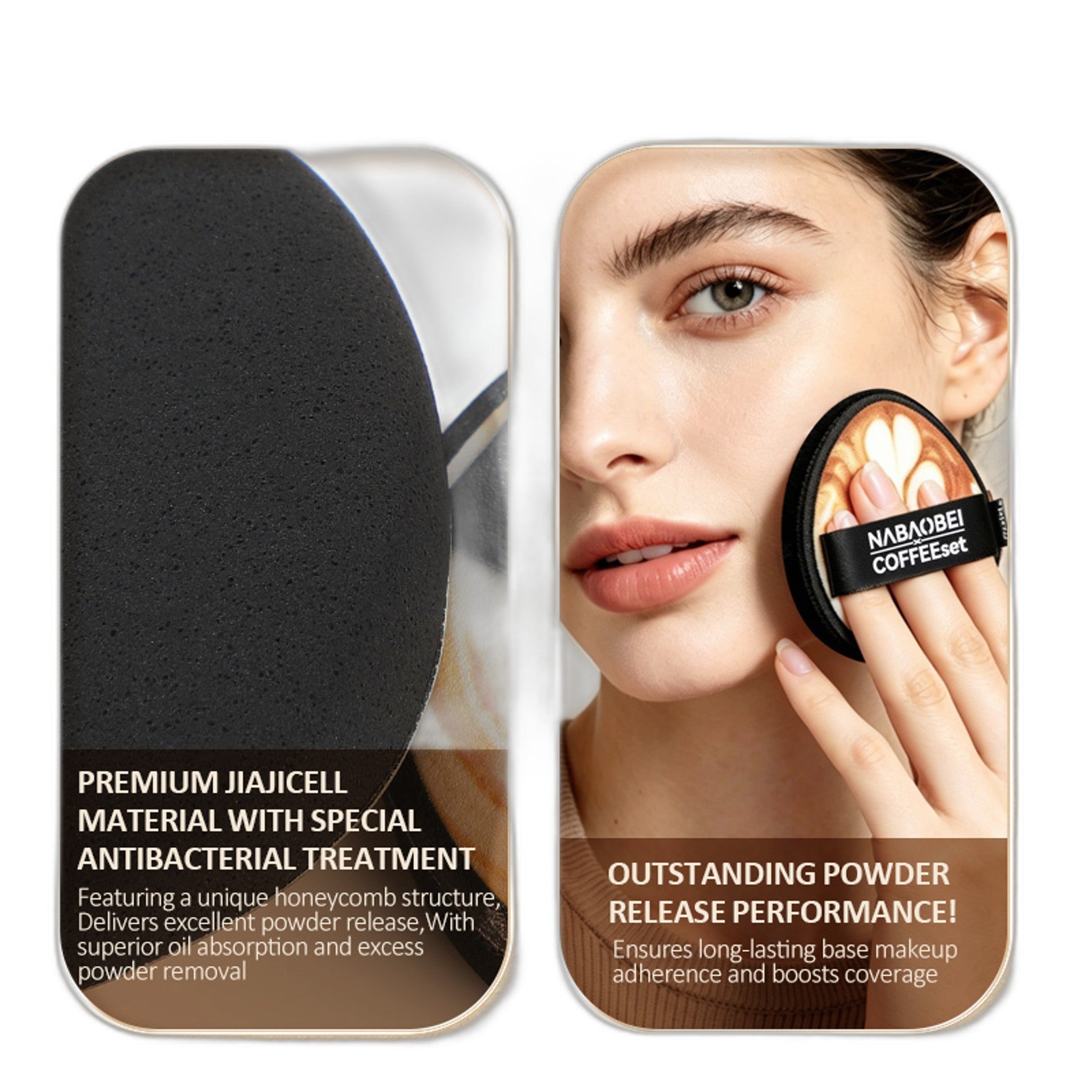 Caramel Macchiato Ultra-Soft Creamy Touch Sponge Combo