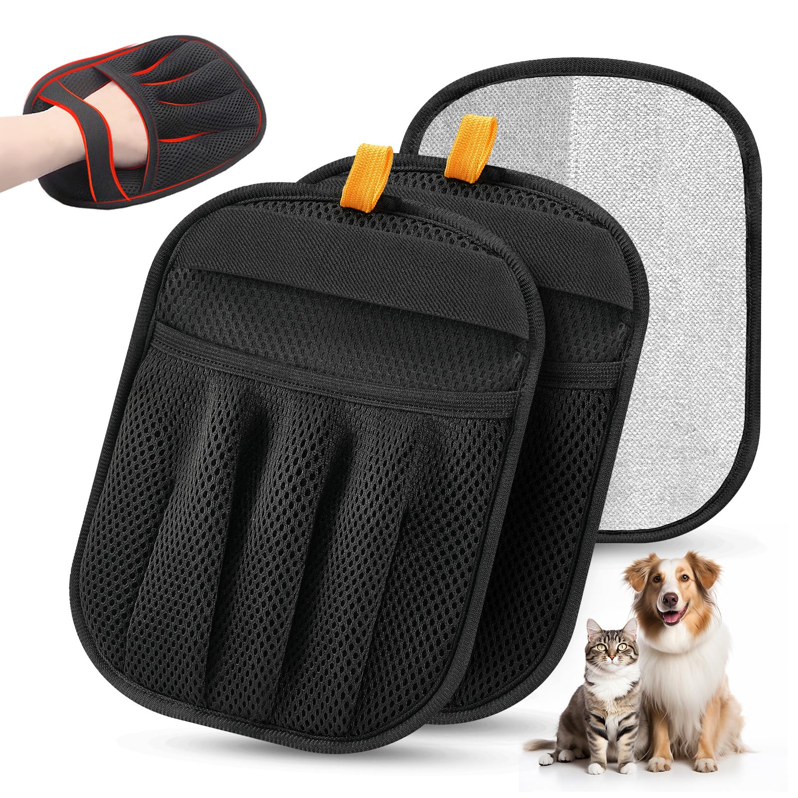 Pet Hair Removal Glove for Cats & Dogs - Magic Circle Tool