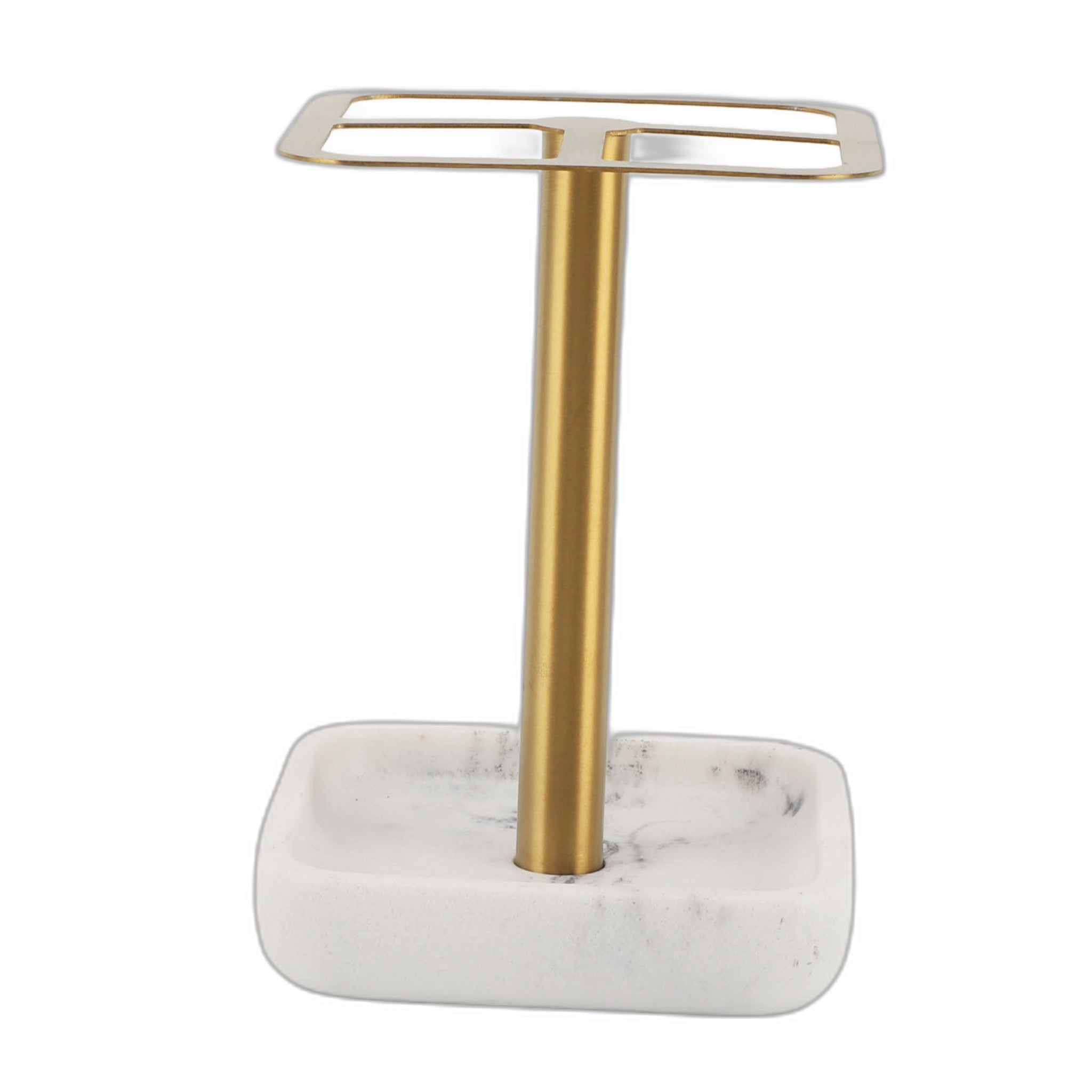 Rustproof 304 Stainless Steel Toothbrush Holder - Gold Makeup Organizer