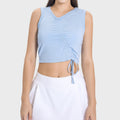 Eco Friendly Cropped Sleeveless Yoga Vest for Women