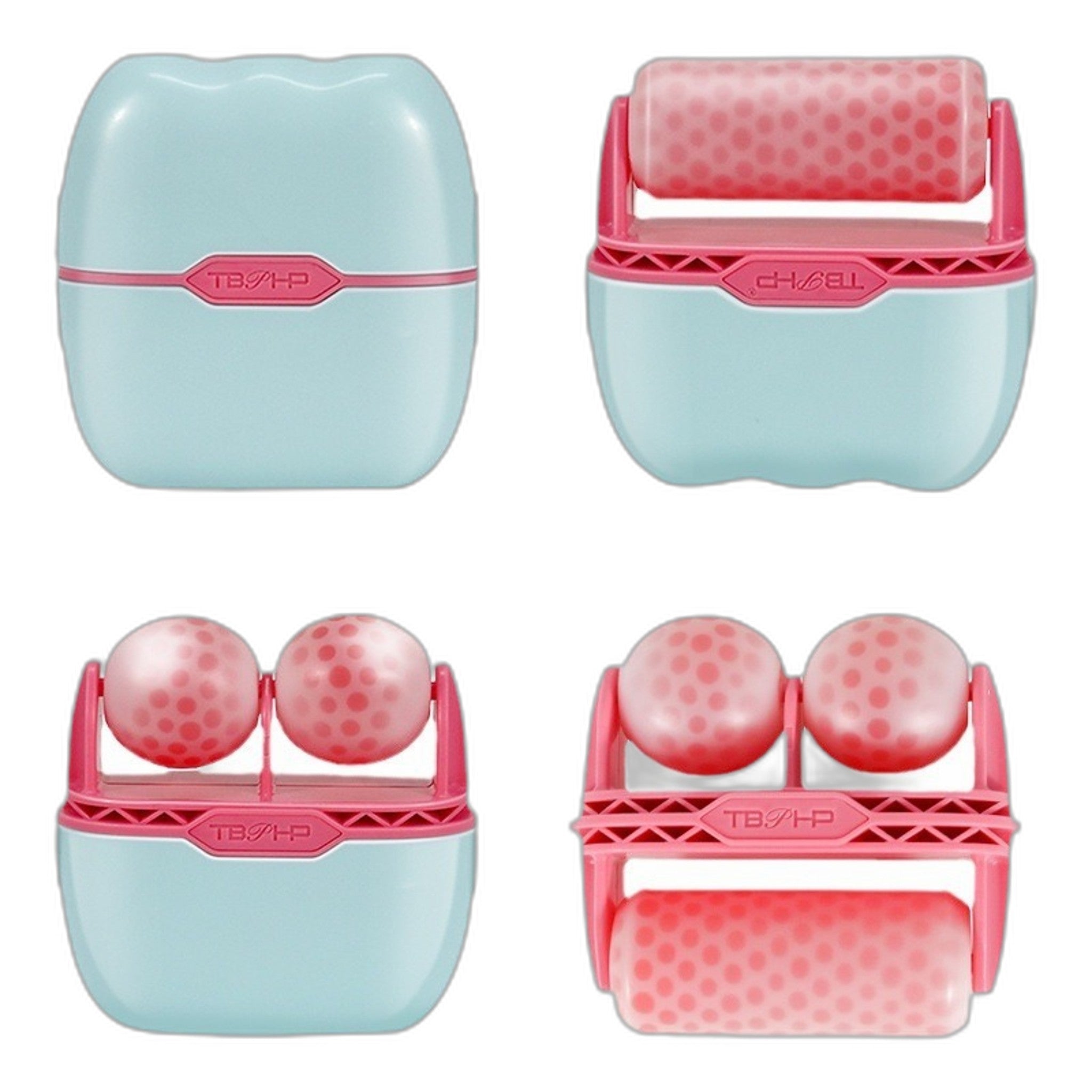 2In1 Dual Head Handheld Ice Roller for Face - Cooling Massager