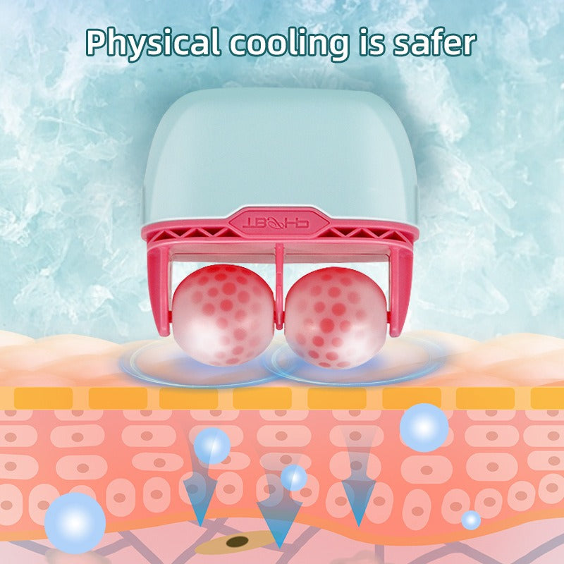 2In1 Dual Head Handheld Ice Roller for Face - Facial Cleanser Tool