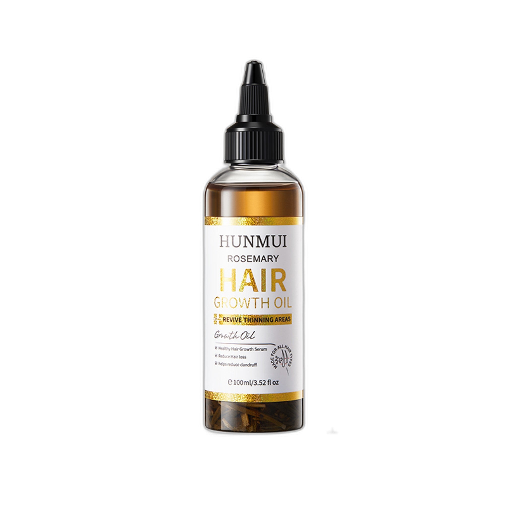 HUNMUI Rosemary Hair Growth Oil for Thicker Hair