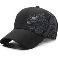 Matching Mesh Dragon Pattern Quick-Dry Baseball Cap