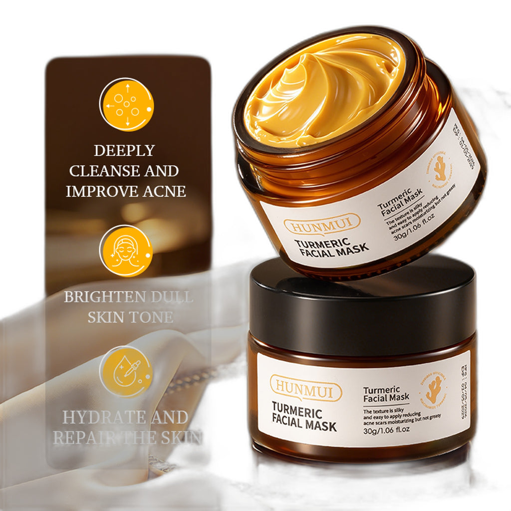 HUNMUI Turmeric Face Mask 30g - Natural Face Moisturizer