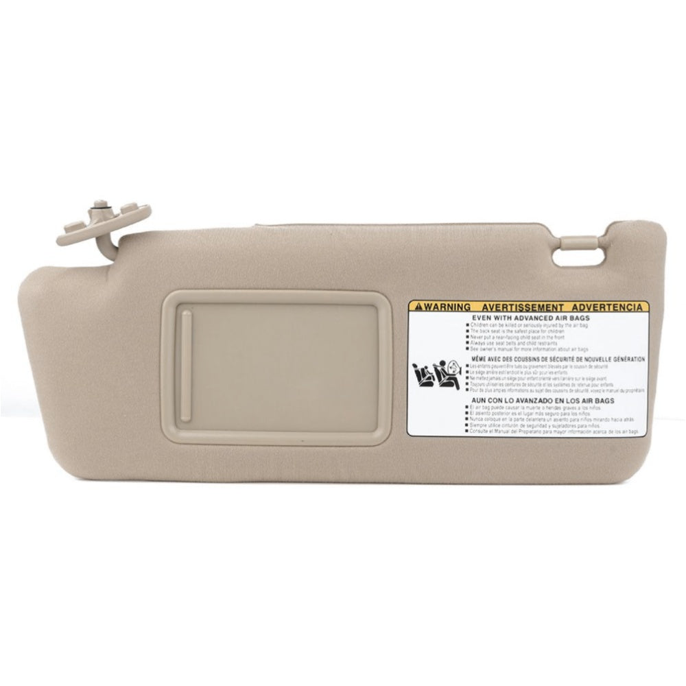 Drivers Left Side Car Sun Visor Tan Vinyl for 2005-2014 Tacoma