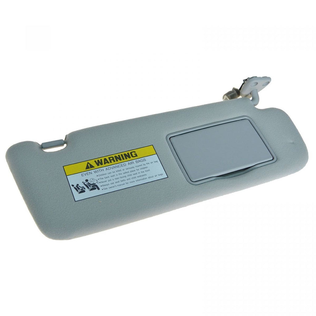 Sun Visor with Lighted Mirror Gray Right for 06-08 Sonata Sedan