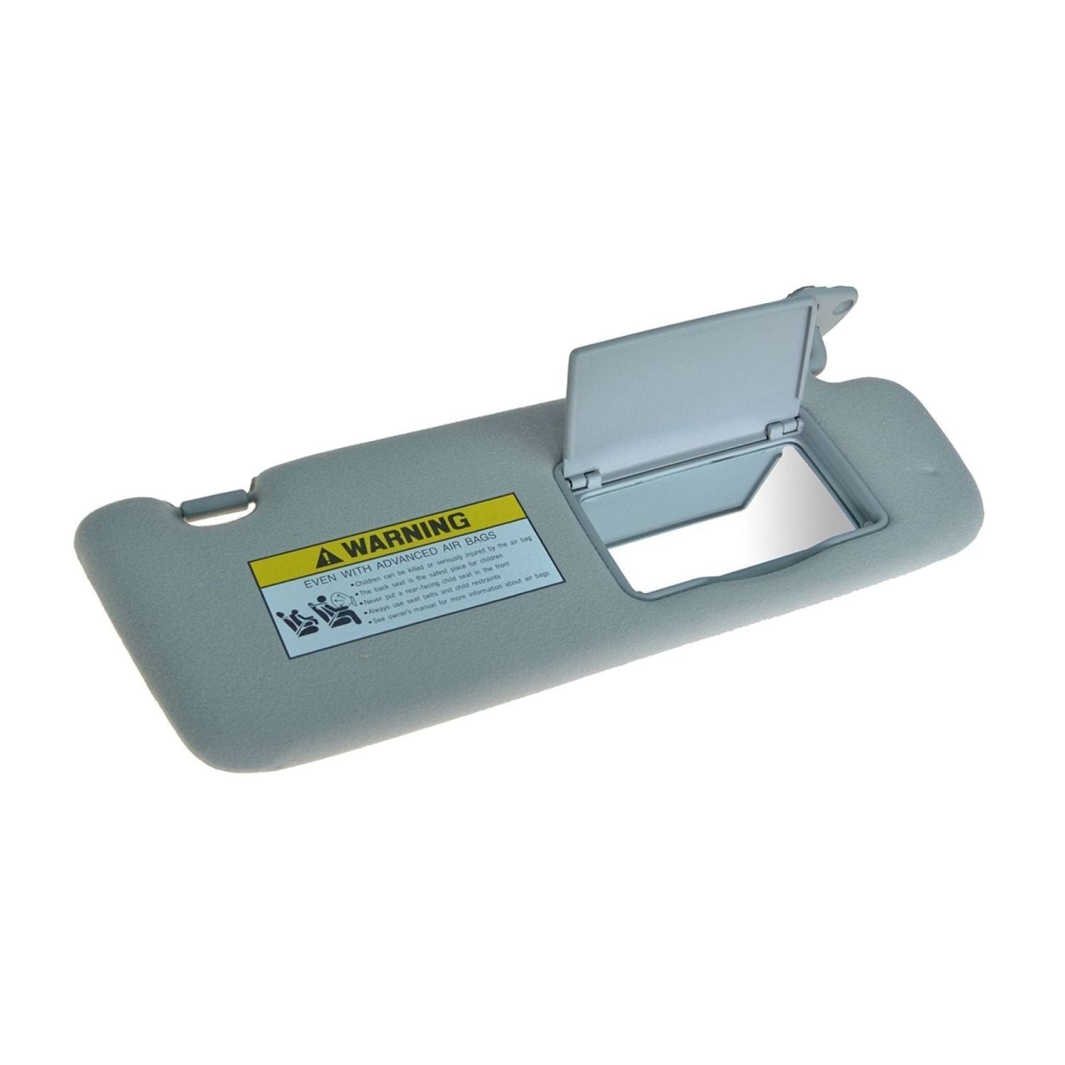 Sun Visor with Lighted Mirror Gray Right for 06-08 Sonata Sedan