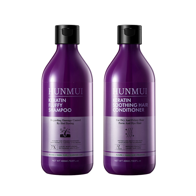 HUNMUI Keratin Hair Conditioner & Dry Shampoo 400ml