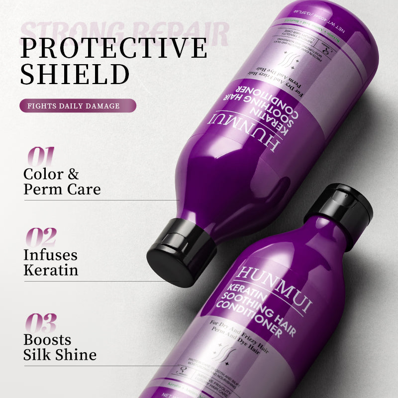 HUNMUI Keratin Hair Conditioner & Dry Shampoo 400ml