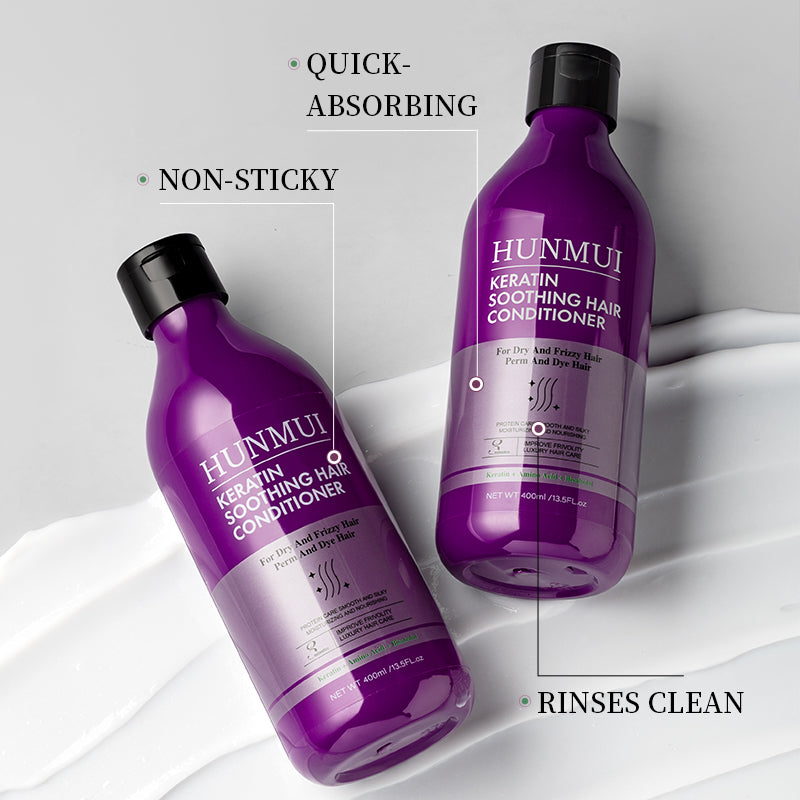 HUNMUI Keratin Hair Conditioner & Dry Shampoo 400ml