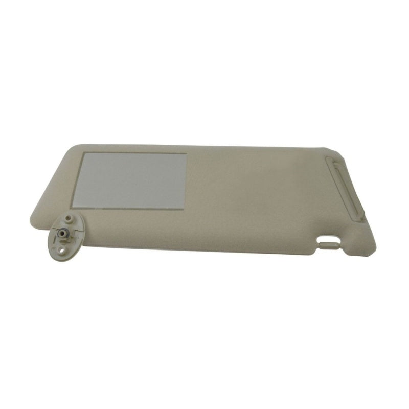 Tan Cloth Sun Visor with Integrated Hollywood Mirror