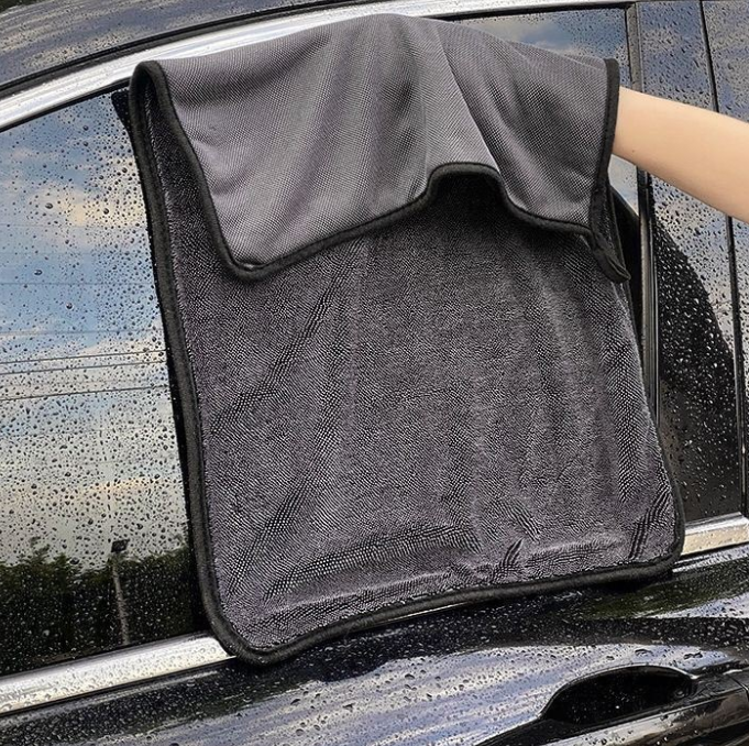 2pc Super Absorbent Microfiber Car Wash Drying Towel