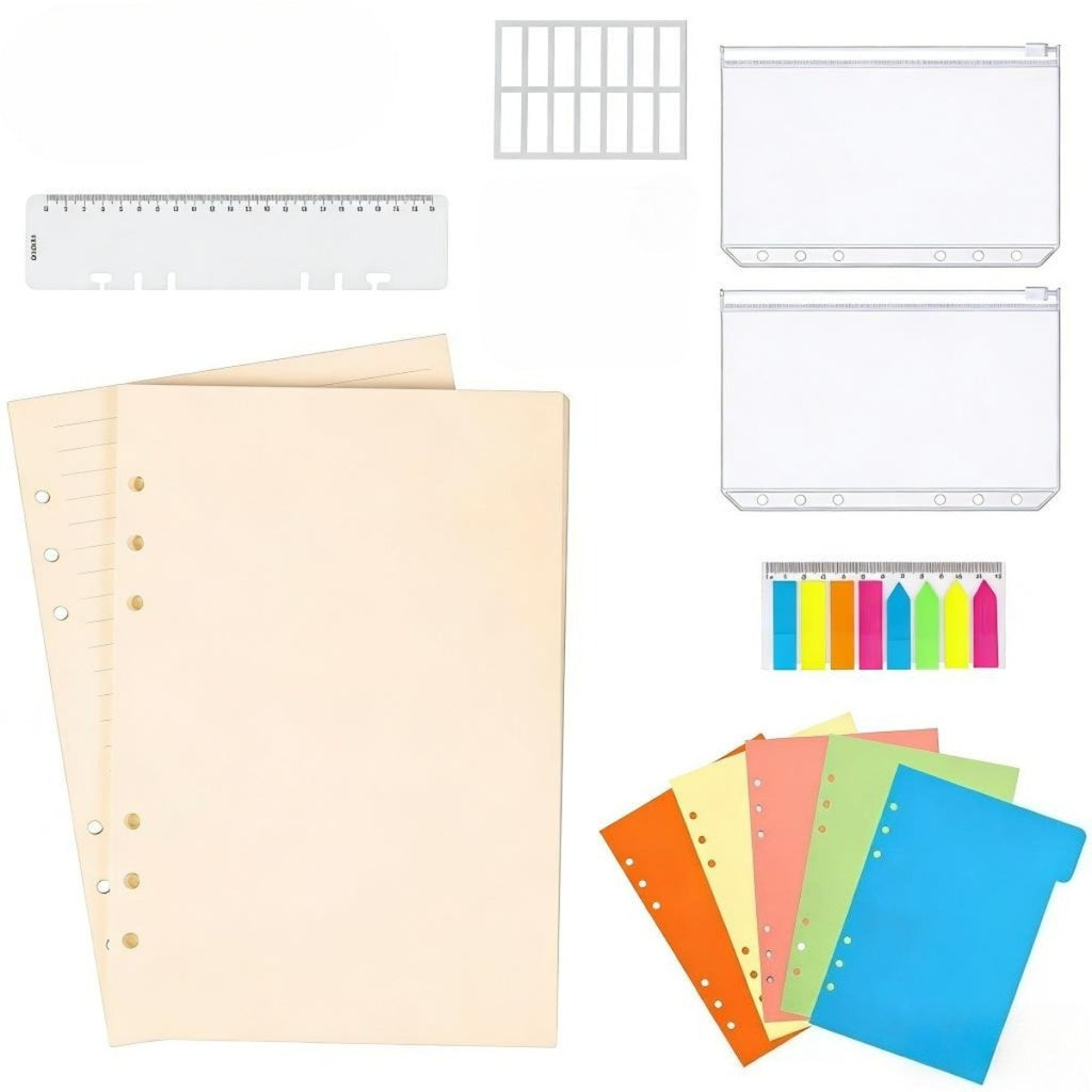 Loses Blatt Papier Set – A5 Organizer Set für Kabelorganisation
