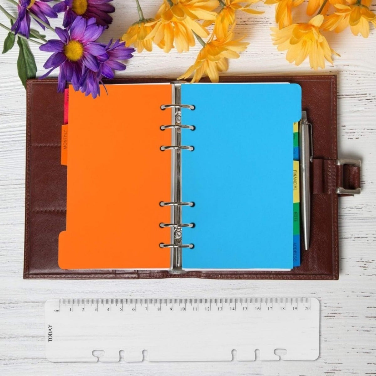 Loses Blatt Papier Set – A5 Organizer Set für Kabelorganisation
