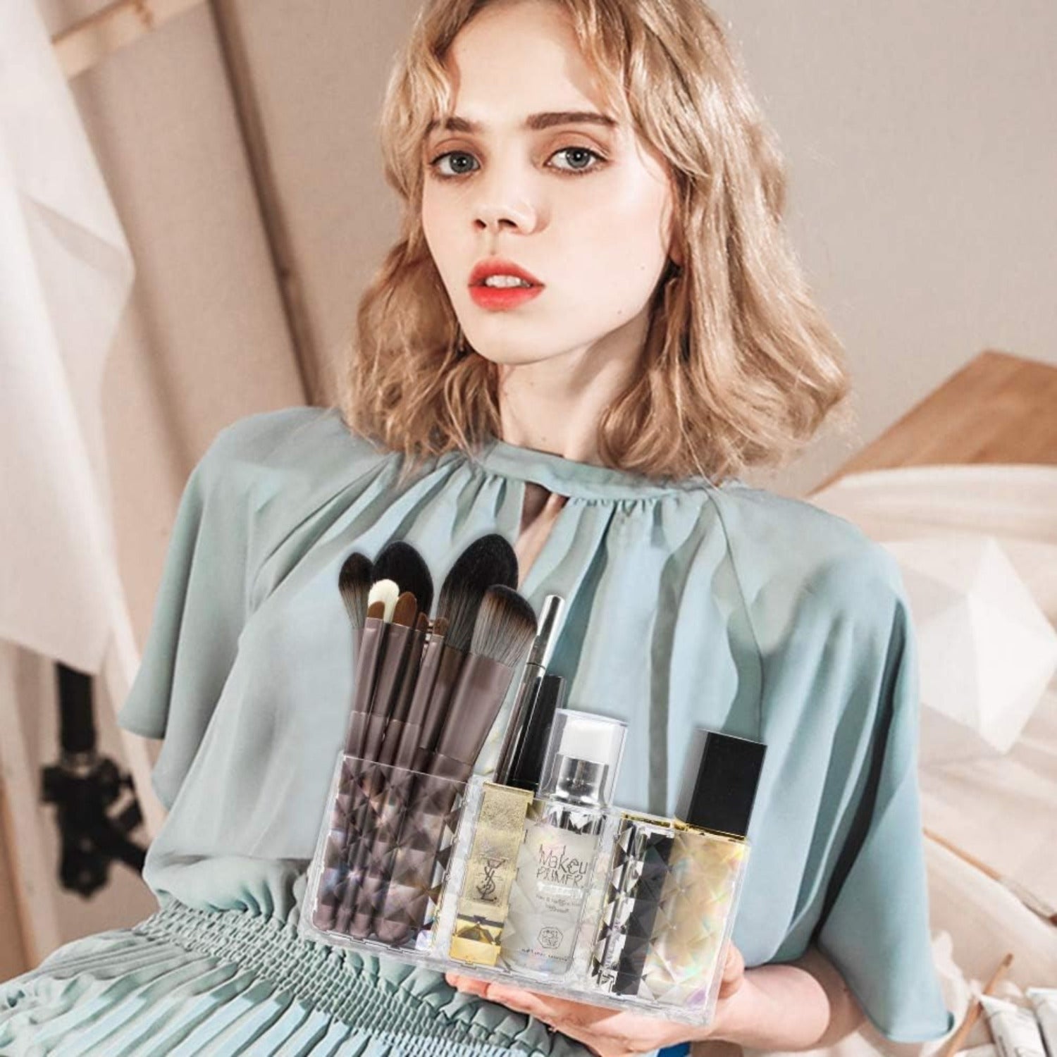 Makeup Pinsel Halterung - Ideal Lipstick Organizer