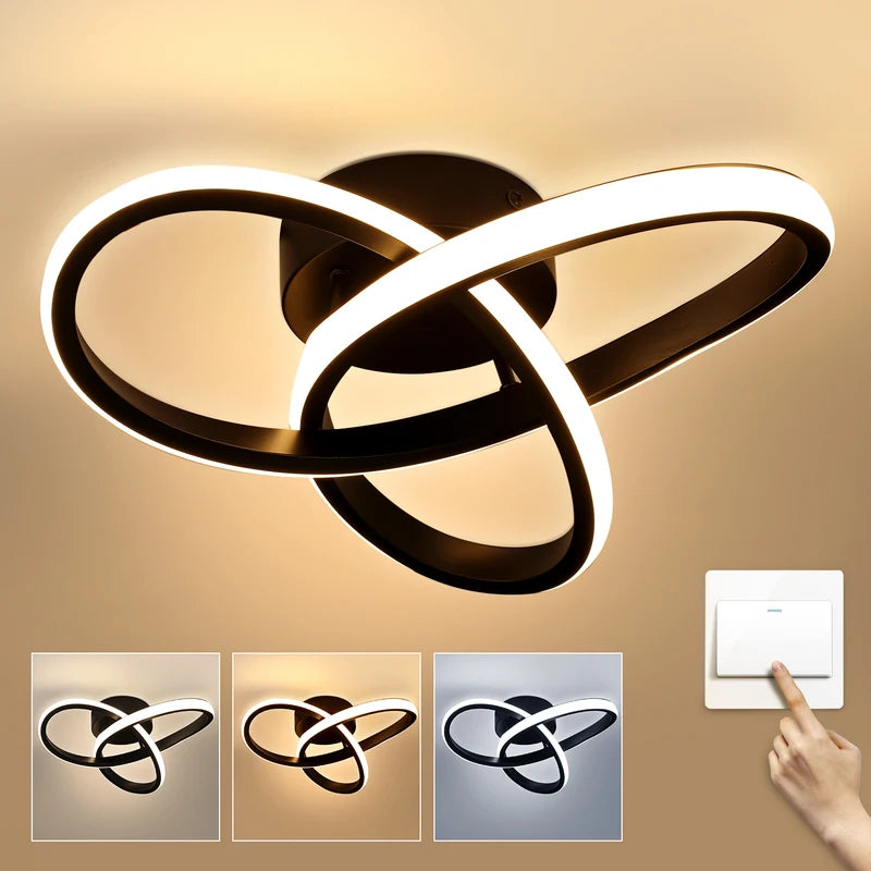 32W LED Ceiling Light - 3-Color Dimmable Mood Lamp