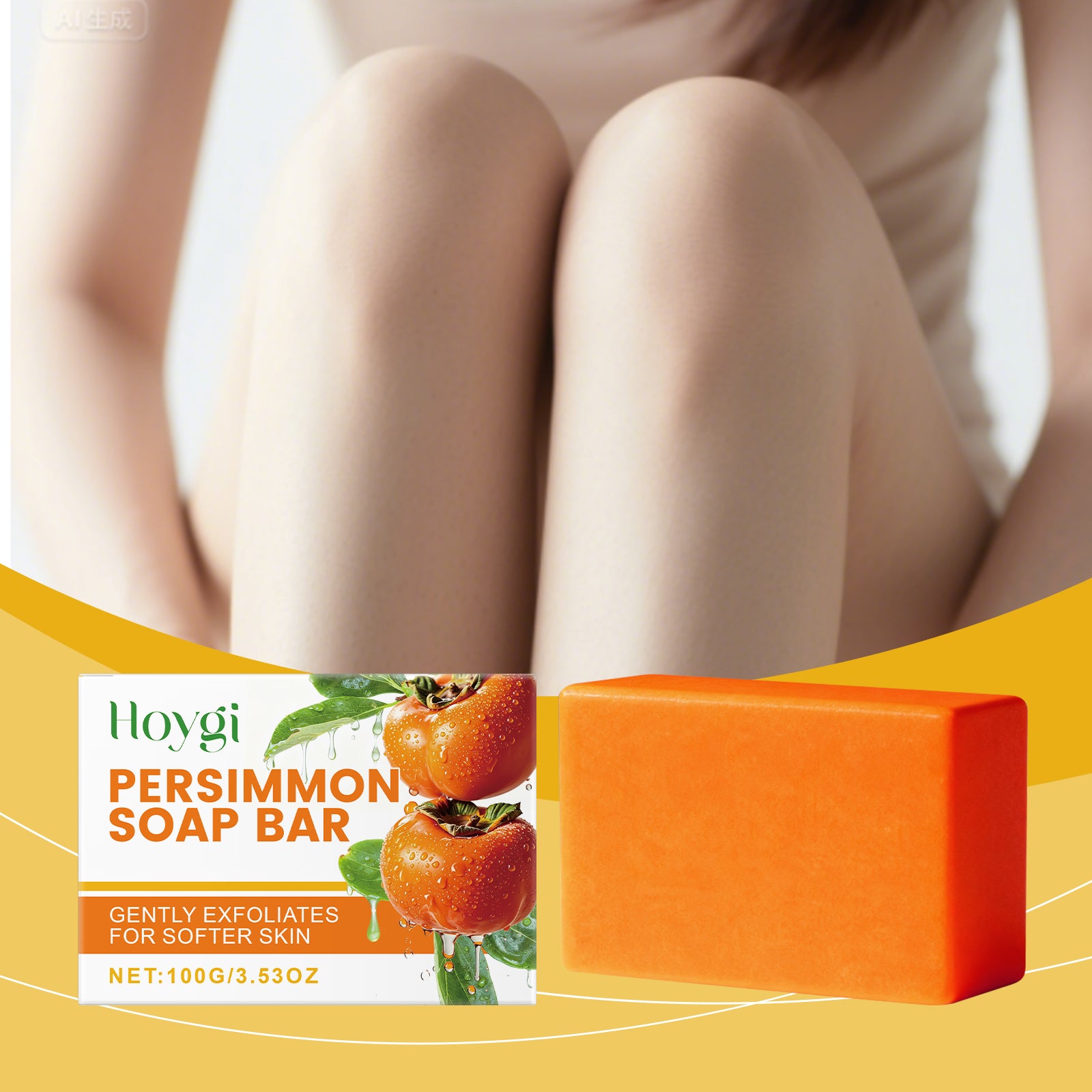Persimmon Moisturizing Bath Soap for Relaxing Soaks