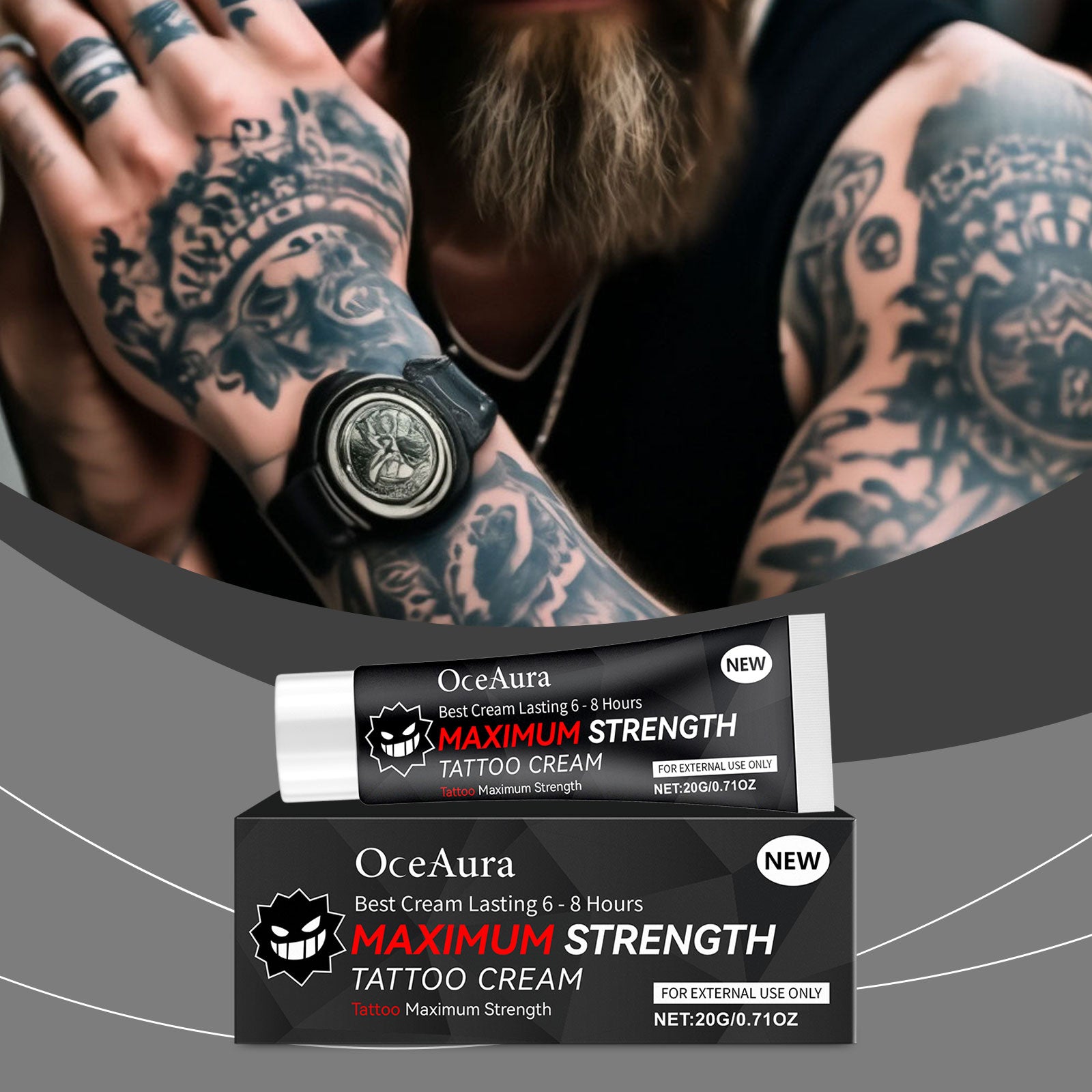 Tattoo Soothing Gel 20g - Gentle Gel Moisturizer for Skin