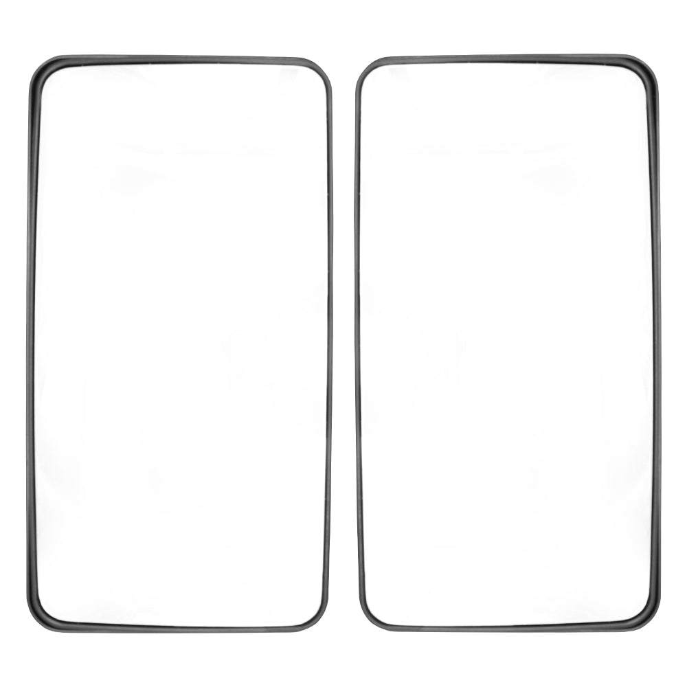 Door Mirror Covers for 2010 Hino 258-268-338 - Black