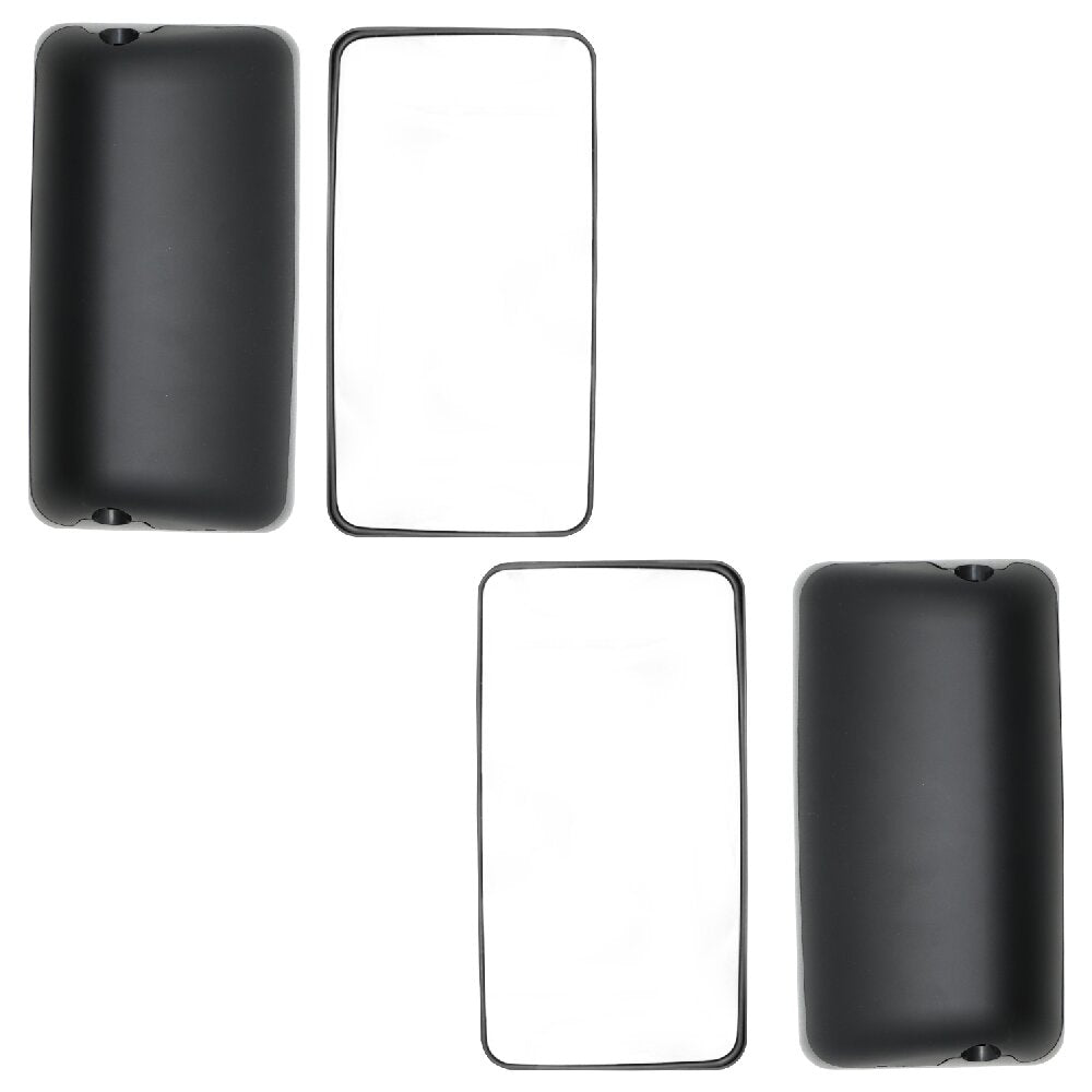 Door Mirror Covers for 2010 Hino 258-268-338 - Black