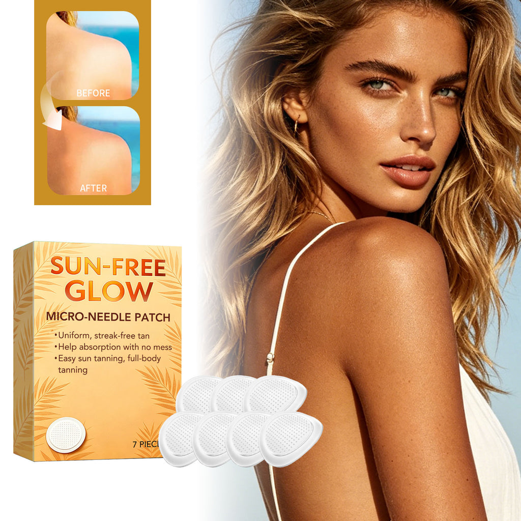 Tanning Microneedle Patches - 7 Hydrocolloid Patches for Glowing Skin