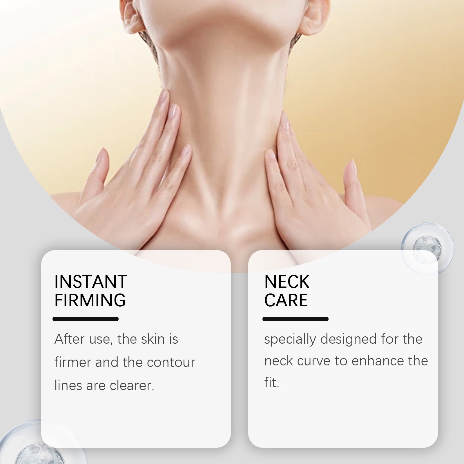 Hydrocolloid Neck Care Patches for Smooth, Delicate Skin