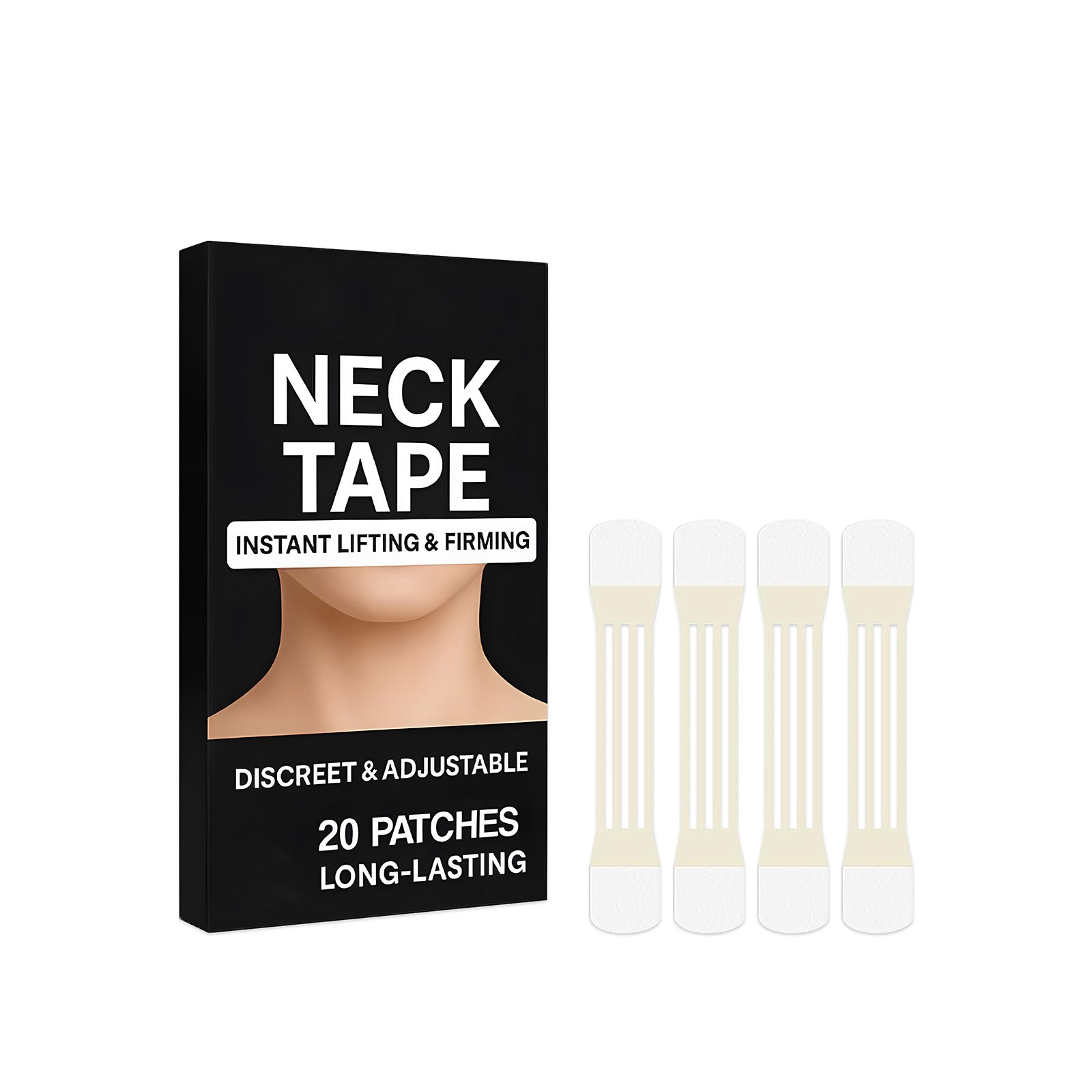 Hydrocolloid Neck Care Patches for Smooth, Delicate Skin
