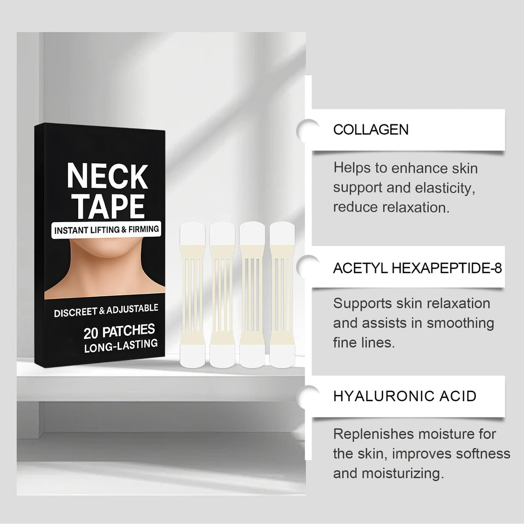 Hydrocolloid Neck Care Patches for Smooth, Delicate Skin