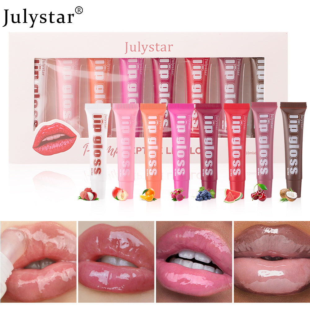 Fruit Flavored Long-lasting Moisturizing Lip Gloss - 8 Pack