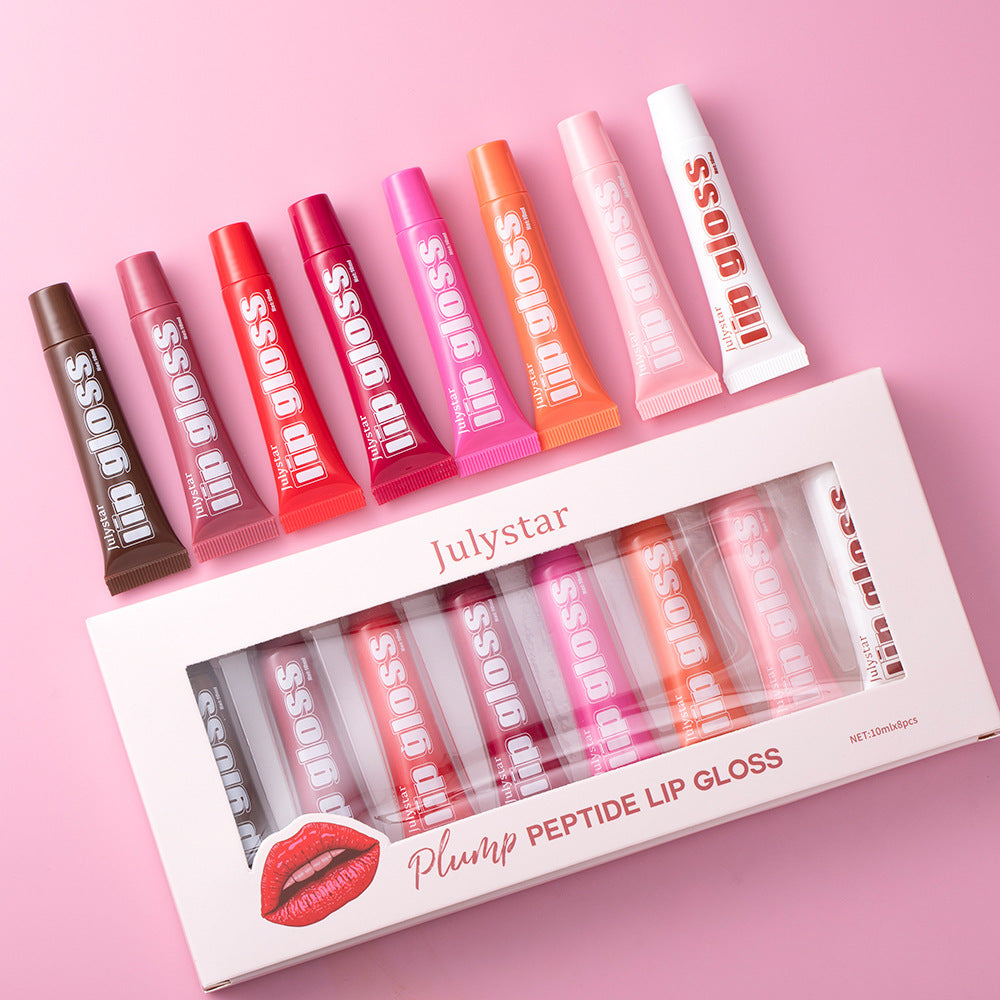 Fruit Flavored Long-lasting Moisturizing Lip Gloss - 8 Pack