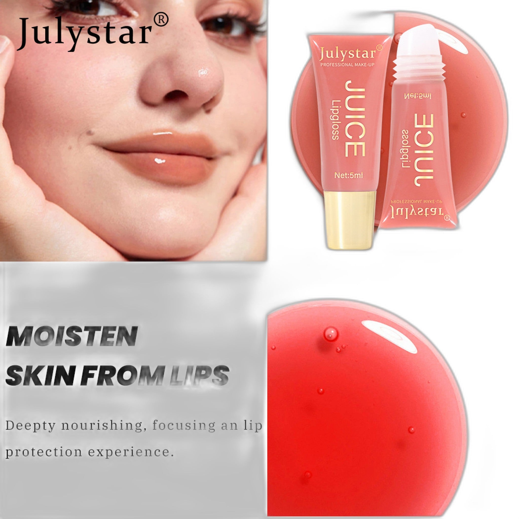 Shuguang Moisturizing Lip Honey - Long Lasting Hydrating Lip Glaze