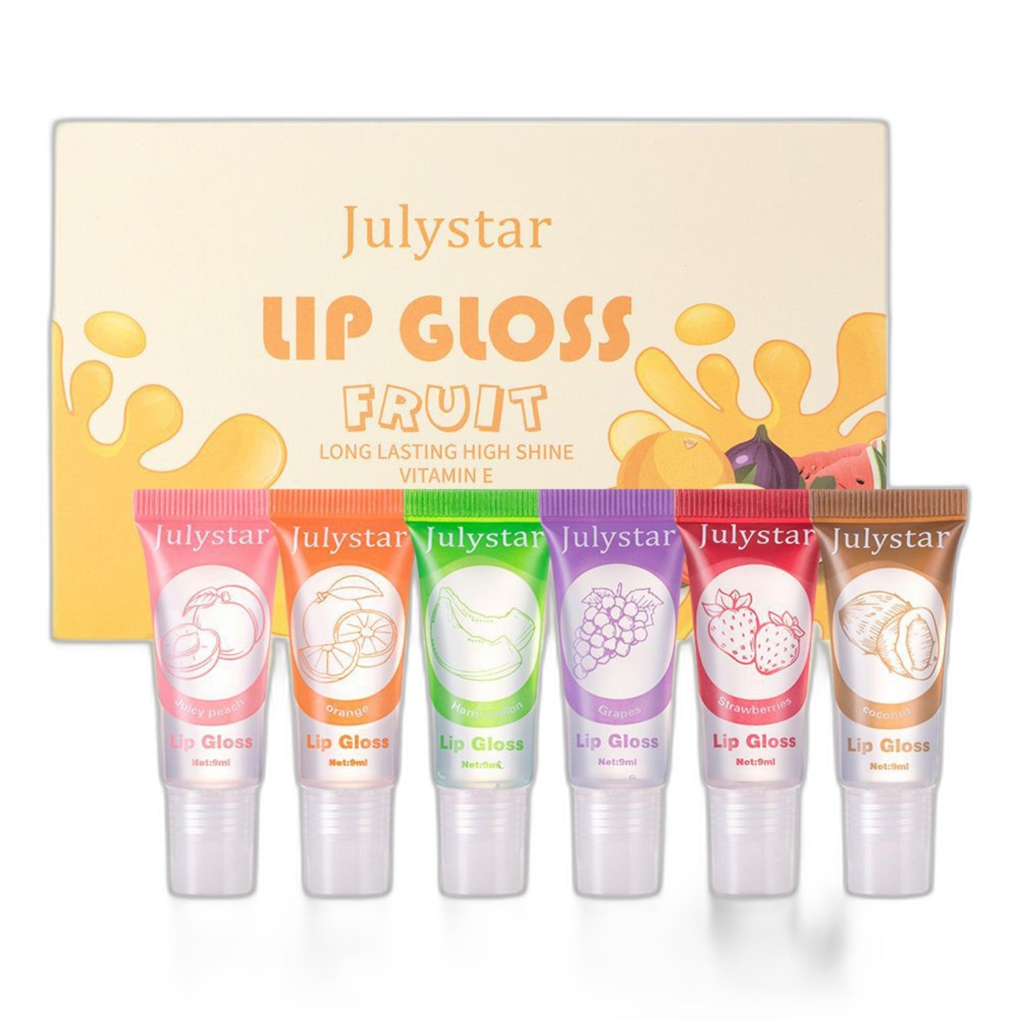 Vitamin E Moisturizing Lip Oil 6-Pack for Ultimate Hydration