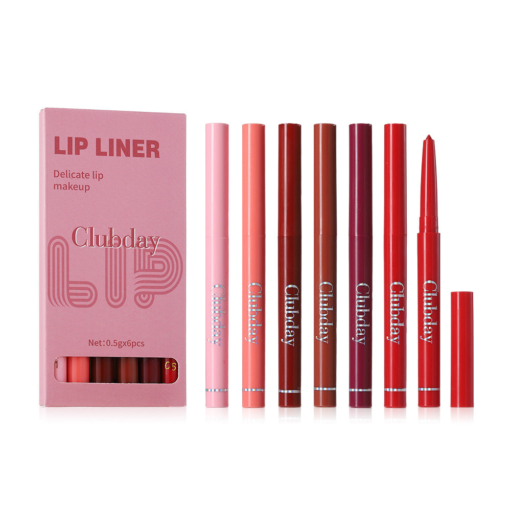 Natural Waterproof Lipliner Set for Flawless Makeup