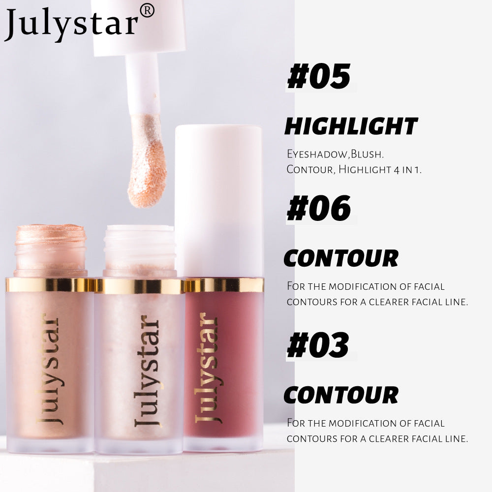 Facial Rouge Powder Blusher Lotion Set for Brightening