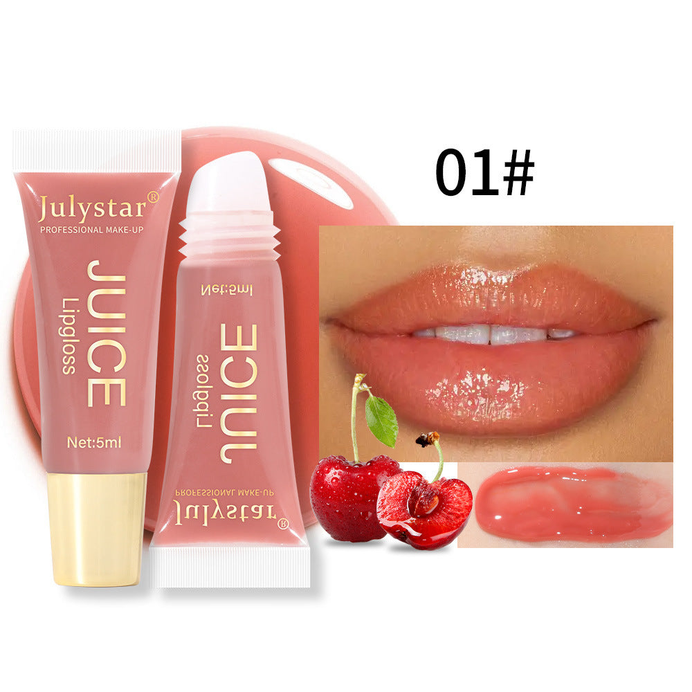 Natural Long-lasting Moisturizing Mirror Lip Oil with Fruit Flavor