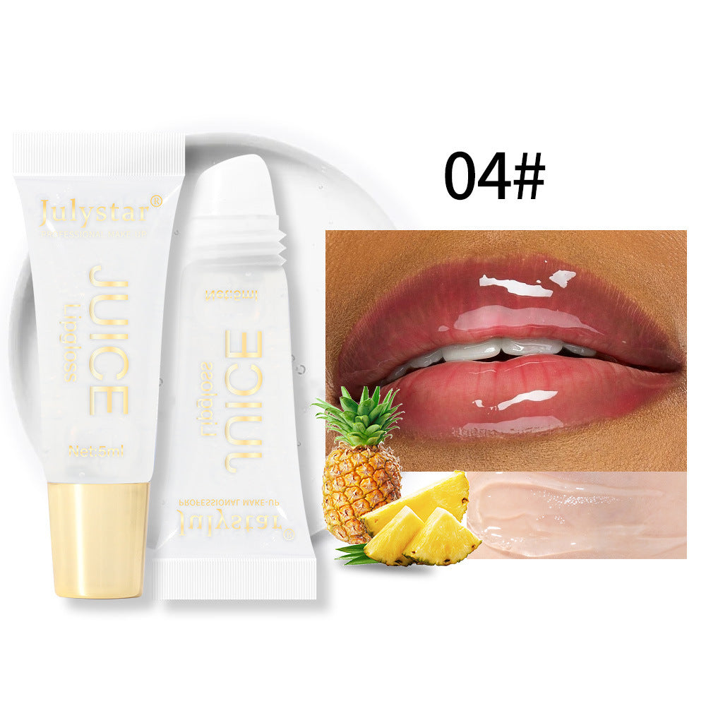 Natural Long-lasting Moisturizing Mirror Lip Oil with Fruit Flavor