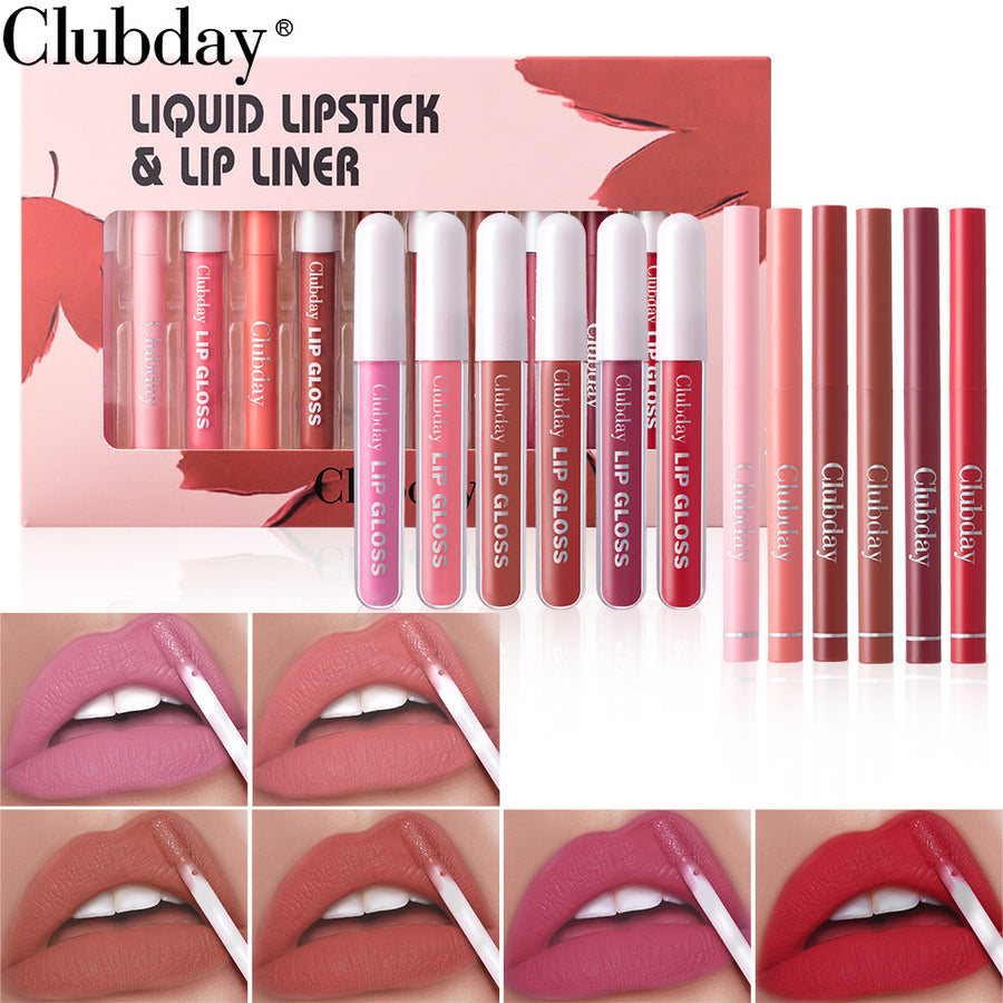 Durable Velvet Matte Lip Glaze Set - Lipstick Organizer