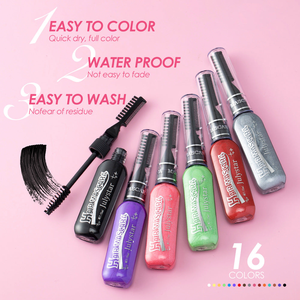 Easy To Apply Multi Color Eye Black Makeup Set with Brush