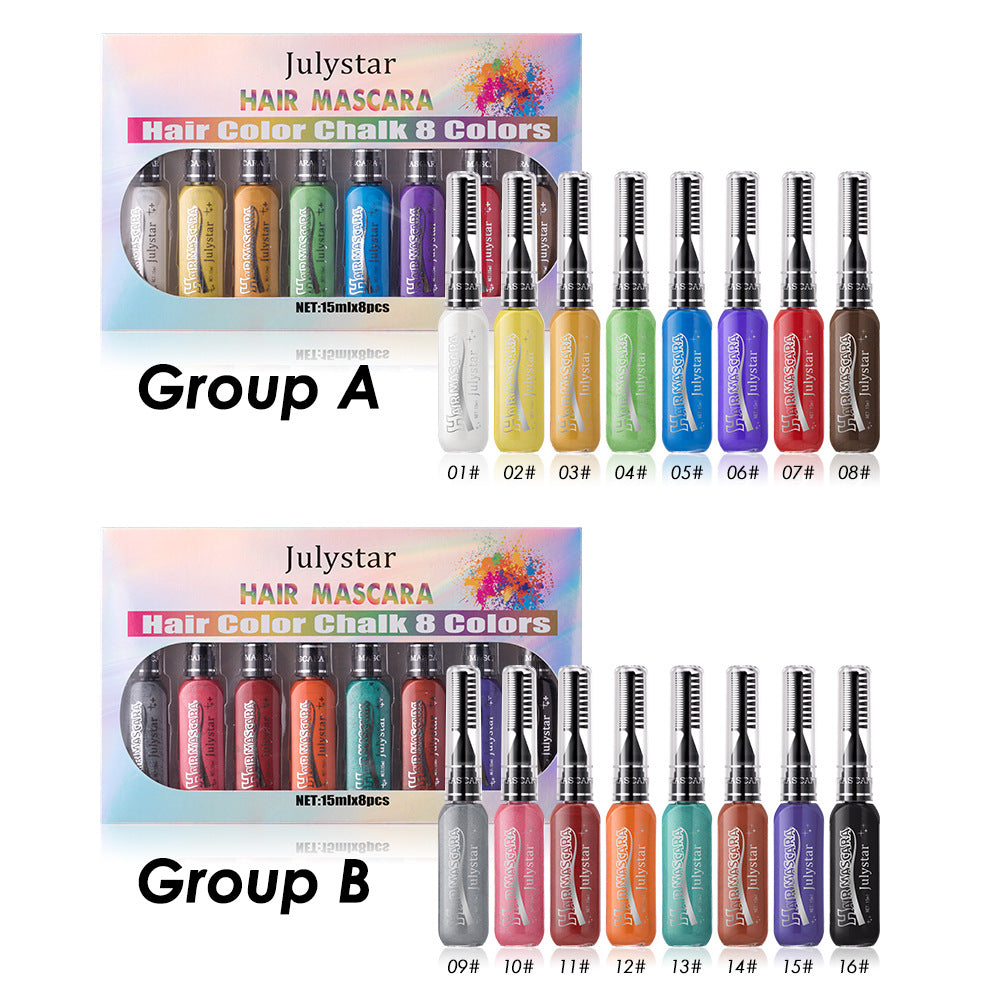 Easy To Apply Multi Color Eye Black Makeup Set with Brush