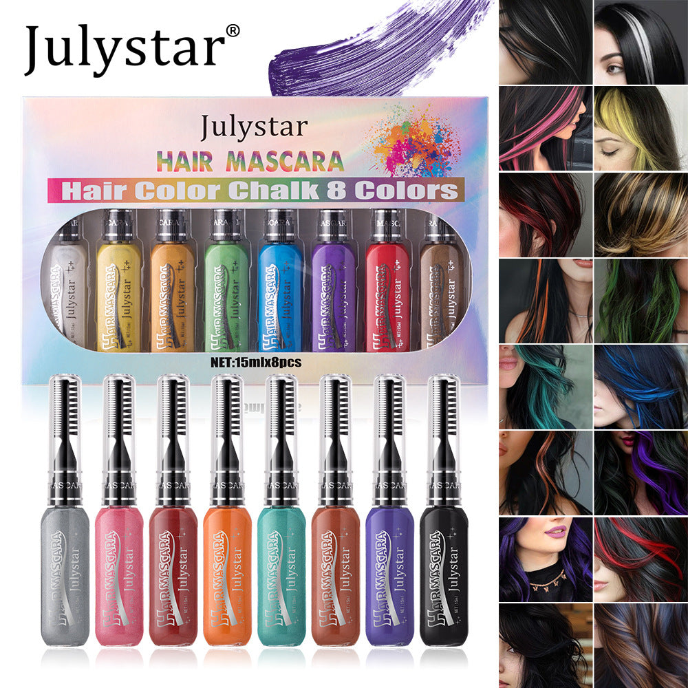 Easy To Apply Multi Color Eye Black Makeup Set with Brush