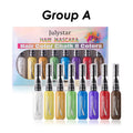 Easy To Apply Multi Color Eye Black Makeup Set with Brush